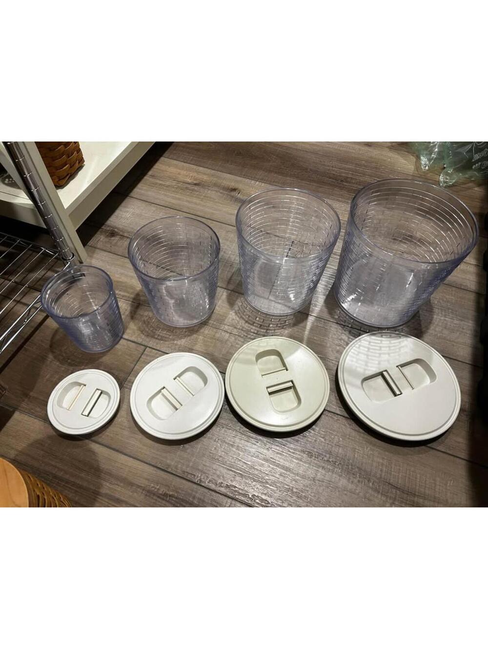 Longaberger Sealing canister basket protectors set of 4